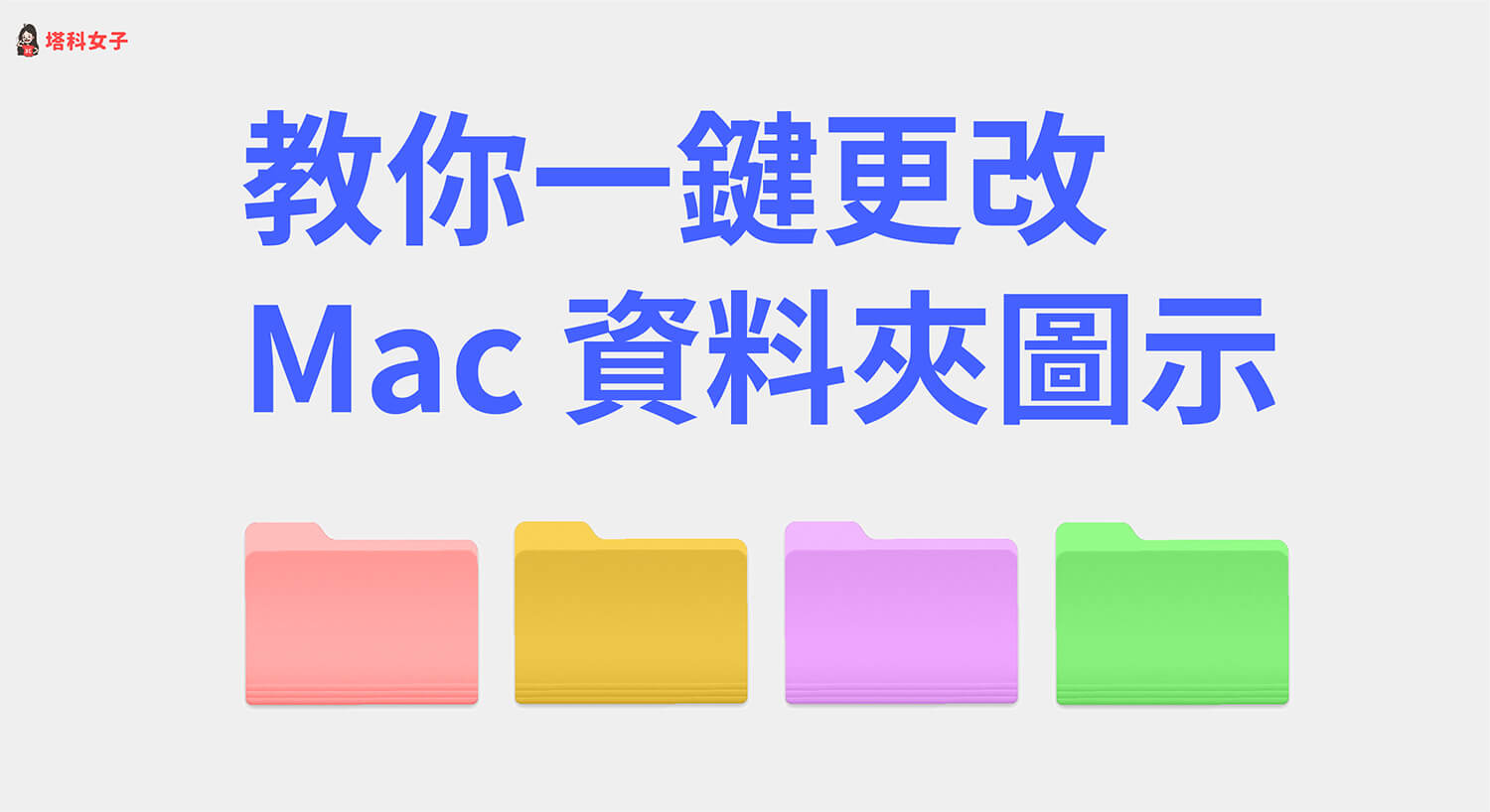 Mac 更改資料夾圖示教學,換上你喜歡的圖像 ICON
