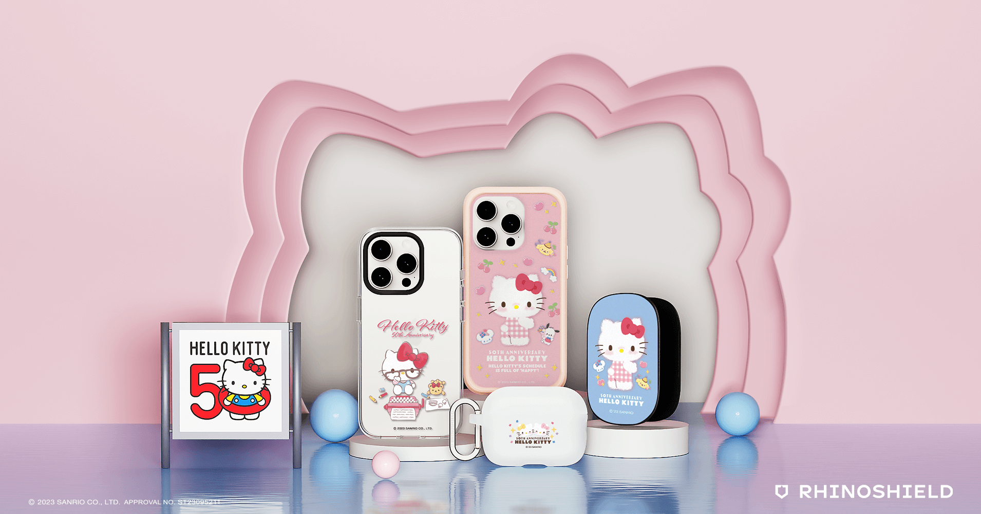 RHINOSHIELD 犀牛盾歡慶 Hello Kitty 50 週年推出一系列限定款手機殼與 3C 配件